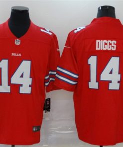 Nike Bills 14 Stefon Diggs Red Vapor Untouchable Limited Jersey