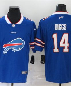 Nike Bills 14 Stefon Diggs Royal Team Big Logo Vapor Untouchable Limited Jersey