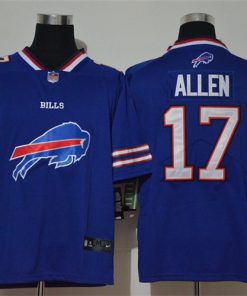 Nike Bills 17 Josh Allen Royal Team Big Logo Vapor Untouchable Limited Jersey