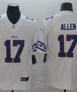 Nike Bills 17 Josh Allen White Team Logos Fashion Vapor Limited Jersey