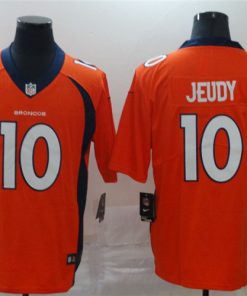Nike Broncos 10 Jerry Jeudy Orange 2020 NFL Draft First Round Pick Vapor Untouchable Limited Jersey