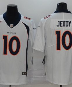 Nike Broncos 10 Jerry Jeudy White 2020 NFL Draft First Round Pick Vapor Untouchable Limited Jersey