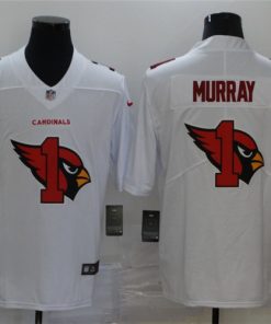 Nike Cardinals 1 Kyler Murray White Shadow Logo Limited Jersey