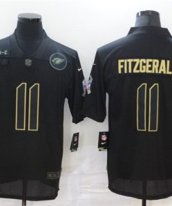 Nike Cardinals 11 Larry Fitzgerald Black 2020 Salute To Service Limited Jersey