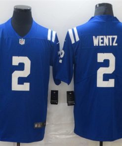Nike Colts 2 Carson Wentz Royal Vapor Untouchable Limited Jersey