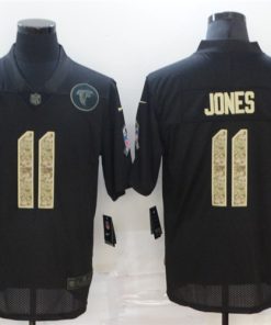 Nike Falcons 11 Julio Jones Black Camo 2020 Salute To Service Limited Jersey