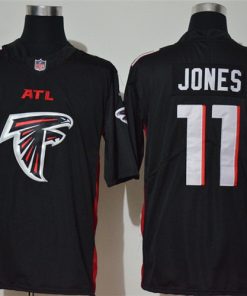 Nike Falcons 11 Julio Jones Black Team Big Logo Vapor Untouchable Limited Jersey