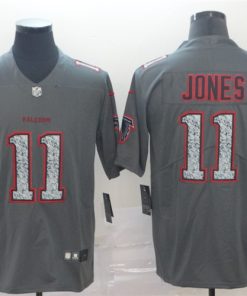Nike Falcons 11 Julio Jones Gray Camo Vapor Untouchable Limited Jersey