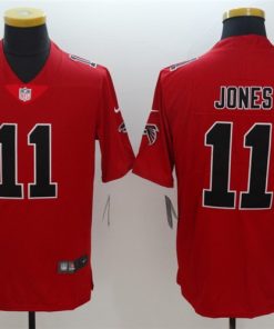 Nike Falcons 11 Julio Jones Red Color Rush Limited Jersey