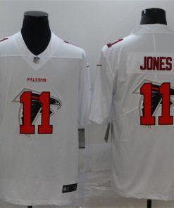 Nike Falcons 11 Julio Jones White Shadow Logo Limited Jersey