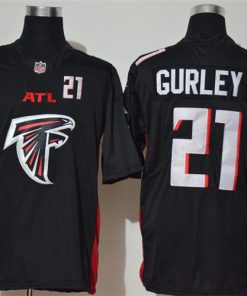 Nike Falcons 21 Todd Gurley II Black Team Big Logo Number Vapor Untouchable Limited Jersey