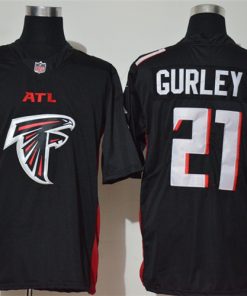 Nike Falcons 21 Todd Gurley II Black Team Big Logo Vapor Untouchable Limited Jersey
