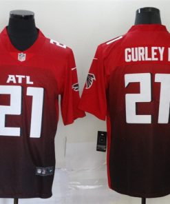 Nike Falcons 21 Todd Gurley II Red New Vapor Untouchable Limited Jersey