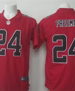 Nike Falcons 24 Devonta Freeman Red Color Rush Limited Jersey