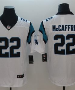 Nike Panthers 22 Christian McCaffrey White Vapor Untouchable Player Limited Jersey