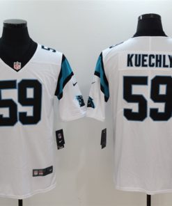 Nike Panthers 59 Luke Kuechly White Vapor Untouchable Player Limited Jersey