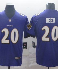 Nike Ravens 20 Ed Reed Purple Vapor Untouchable Limited Jersey