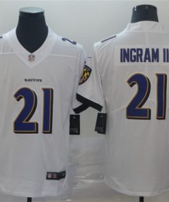 Nike Ravens 21 Mark Ingram II White Vapor Untouchable Limited Jersey