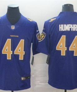 Nike Ravens 44 Marlon Humphre Purple Color Rush Limited Jersey