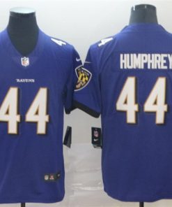 Nike Ravens 44 Marlon Humphre Purple Vapor Untouchable Limited Jersey