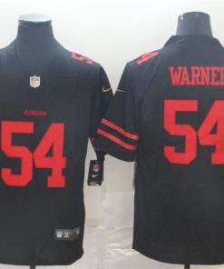 49ers 54 Fred Warner Black Vapor Untouchable Player Limited Jersey