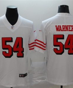 49ers 54 Fred Warner White Color Rush Vapor Untouchable Limited Jersey