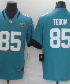 Men's Jacksonville Jaguars #85 Tim Tebow 2021 Teal Vapor Untouchable Limited Stitched NFL Jersey