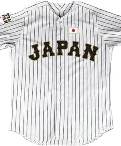 Men's Japan Baseball Majestic White Baseball Classic Custom Jersey