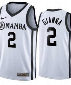 Men's Los Angeles Lakers #2 Gianna Bryant White Stitched NBA Jersey