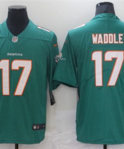 Men's Miami Dolphins #17 Jaylen Waddle Green 2021 Vapor Untouchable Limited Stitched NFL Jersey