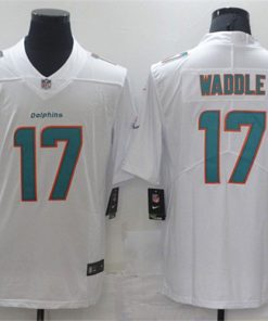 Men's Miami Dolphins #17 Jaylen Waddle White 2021 Vapor Untouchable Limited Stitched NFL Jersey