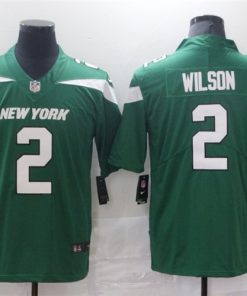 Men's New York Jets #2 Zach Wilson 2021 NFL Draft Green Vapor Untouchable Limited Stitched Jersey
