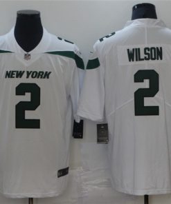 Men’s New York Jets #2 Zach Wilson 2021 NFL Draft White Vapor Untouchable Limited Stitched Jersey