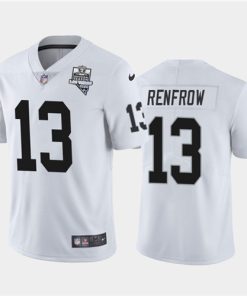 Men's Oakland Raiders White #13 Hunter Renfrow 2020 Inaugural Season Vapor Limited Stitched NFL Jersey