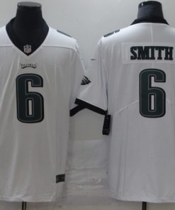 Men’s Philadelphia Eagles #6 DeVonta Smith 2021 NFL Draft White Vapor Untouchable Limited Stitched Jersey