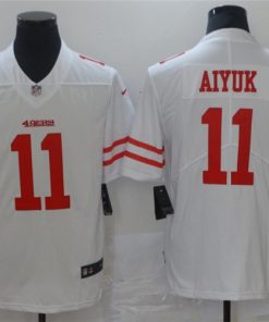 Men's San Francisco 49ers #11 Brandon Aiyuk White 2021 Vapor Untouchable Limited Stitched NFL Jersey