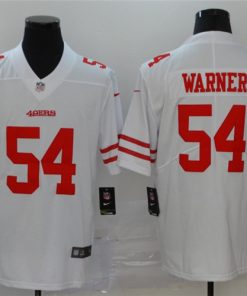 Nike 49ers 54 Fred Warner White Vapor Untouchable Limited Jersey