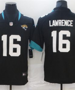 Nike Jaguars 16 Trevor Lawrence Teal 2021 Draft Vapor Limited Black Jersey