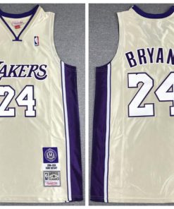 Lakers 24 Kobe Bryant Gold Hall Of Fame 1996-2016 Hardwood Classics Jersey