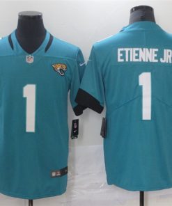 Men's Jacksonville Jaguars #1 Travis Etienne Blue 2021 Vapor Untouchable Limited Stitched NFL Jersey