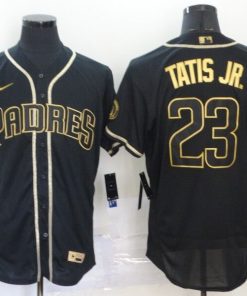 Women San Diego Padres #23 Fernando Tatis Jr. 2020 Black Golden Stitched MLB Jersey