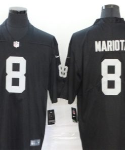 Raiders 8 Marcus Mariota Black Vapor Untouchable Limited Jersey