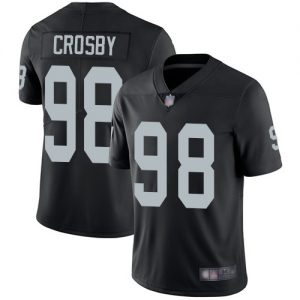 Raiders 98 Maxx Crosby Black Vapor Untouchable Limited Jersey ...