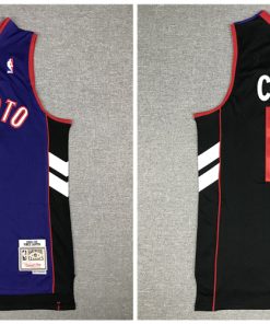 Raptors 15 Vince Carter Purple Black 1999-00 Hardwood Classics Jersey