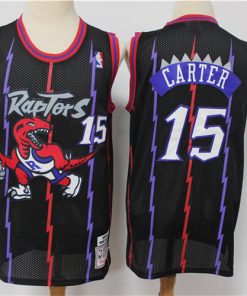 Raptors 15 Vince Carter Purple Hardwood Classics Jersey