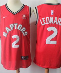 Raptors 2 Kawhi Leonard Red Nike Swingman Jersey