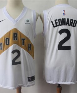 Raptors 2 Kawhi Leonard White 2018-19 City Edition Nike Swingman Jersey