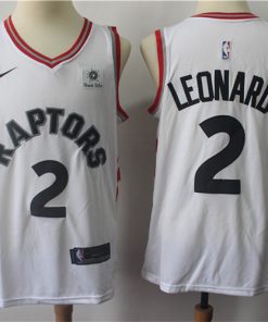 Raptors 2 Kawhi Leonard White Nike Swingman Jersey