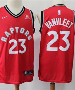 Raptors 23 Fred Vanvleet Red Nike Swingman Jersey