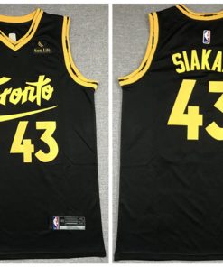 Raptors 43 Pascal Siakam Black 2021 City Edition Nike Swingman Jersey